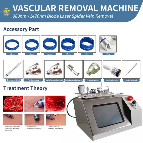 

spider vein removal vascular rf skin rejuvenation machine, Black