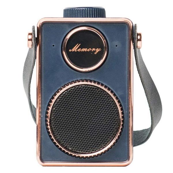 

portable speakers bluetooth speaker, fashion retro wireless speaker mini stereo 4. 0 outdoor surround sound