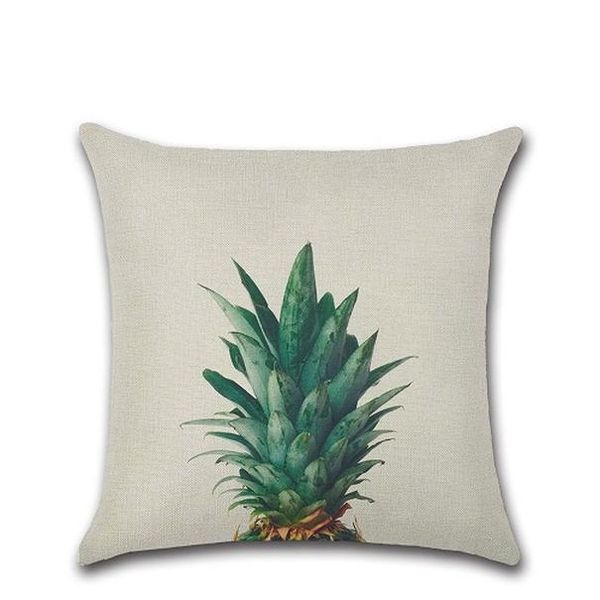 

africa tropical plant printed cushion cover green leaves linen pillow cases soft chair car sofa pillow cover home new year decor swy bbywey