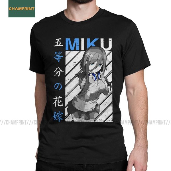 

men's the quintessential quintuplets miku v1 go toubun no hanayome nakano toubun ga anime big size hooded sweatshirt hoodie men t shirt