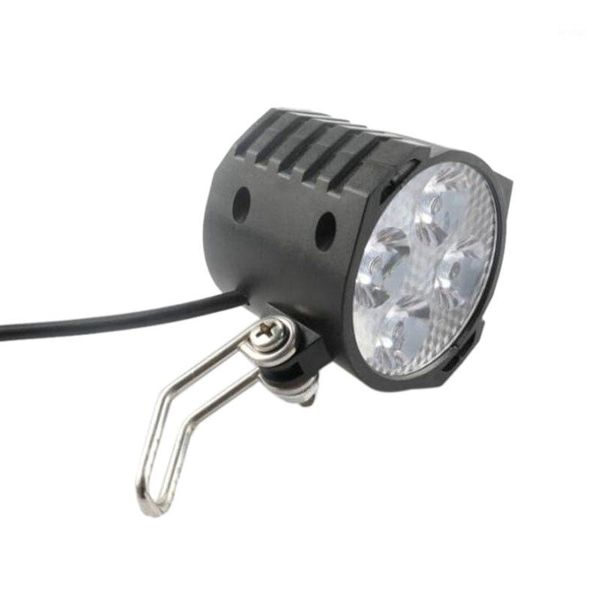 

bike lights e-bike led headlight 12v 24v 36v 48v 60v 72v bicycle light with horn waterproof front headlight1