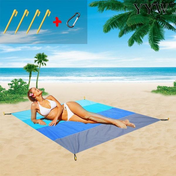 

outdoor pads 3 size portable picnic mat waterproof beach camping sleeping pocket blanket tent ground mattress1