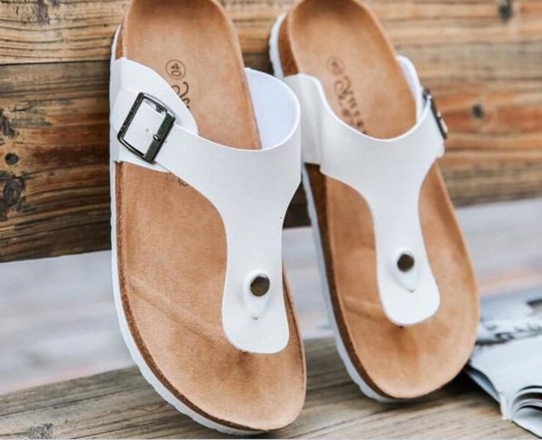 

men women shoes sandals slippers summer lady flats sandals cork slippers casual shoes mixed colors mixed colors beach slides plus size 39-44, Black