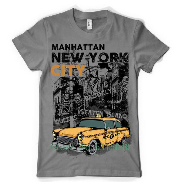

manhattan new york city taxi collage dtg full colour cartoon fashion new loose size ajax sport hooded sweatshirt hoodie t shirt