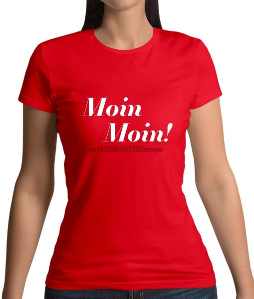

moin moin damen t-shirt begrusung plattdeutsch norddeutschland hamburg seemann sport hooded sweatshirt hoodie