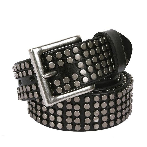 

top heavy metal натуральная кожа пояс мужчины ковбой пояс ceinture homme punk джинсы ремень широкий cinturon mujer waistband, Black;brown