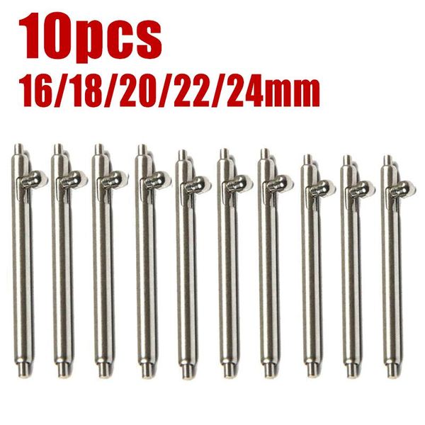 

спринг ремень pin 15мм 22мм 16мм 18мм pepair kits pins 10pcs диаметр быстрый часы батончики инструменты 20мм выпуск 24мм tsetcdy luckyhat