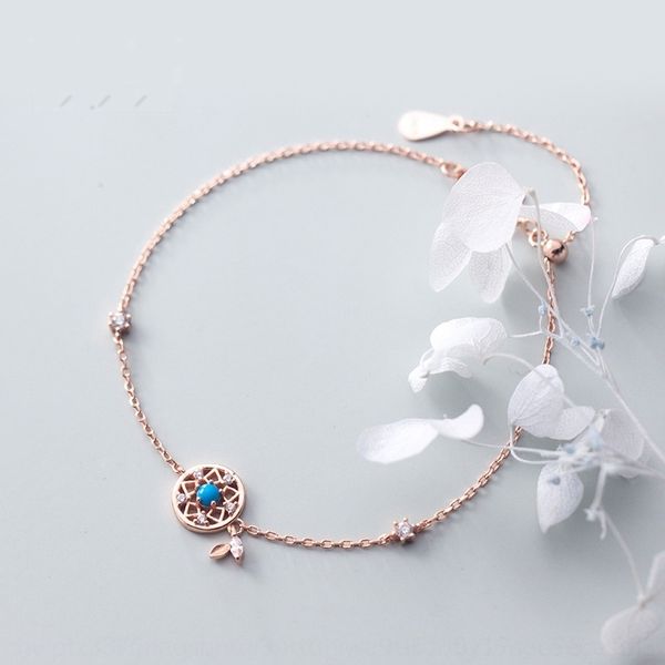 

kzmb5 s925 silver korean gold version diamond round braceletbracelet gold sxixj sweet rose sweet bracelet jewelry s2902 braceletsimple, Golden;silver