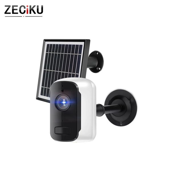 

cameras outdoor camera 1080p hd battery wifi wireless surveillance low power 2.0mp home security waterproof pir audio
