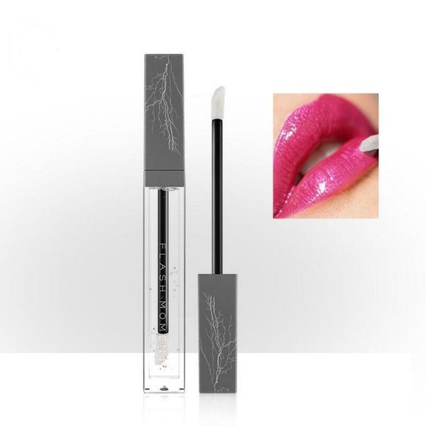 

flashmoment 6ml fashion velvet lip gloss transparent lip gloss labial moisturizing waterproof makeup cosmetics clear lip gloss 12pcs/lot