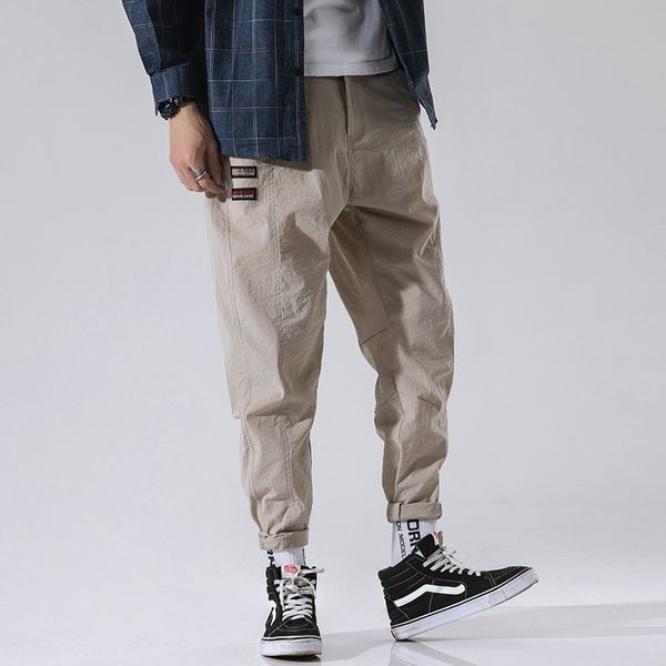 

весна новых случайной nan мужских маленьких ноги capris корейских штаны и брюки черной тенденции мужских брюк мода 6841 lsqdx, Blue