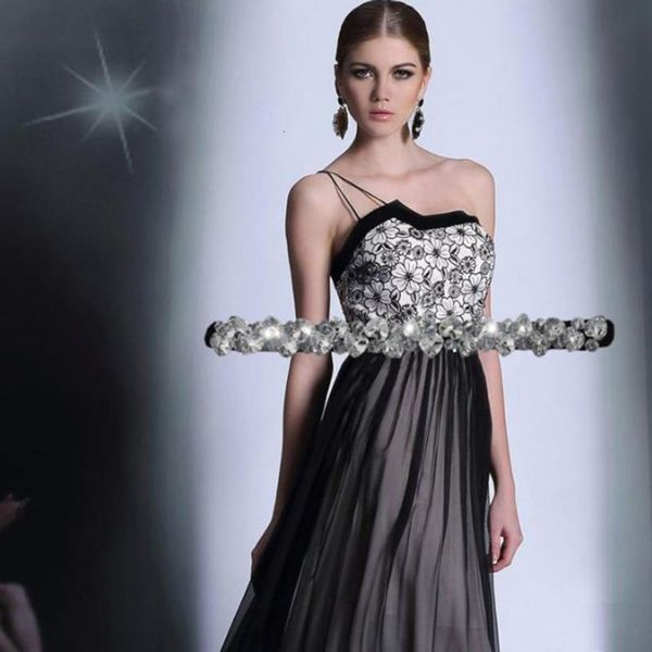 

full crystal black female belt quality rhinestone elastic belt women's dress coat down fashion luxury ladies, Black;brown