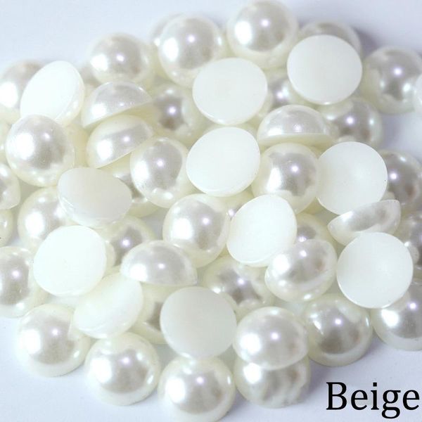 

imitation abs pearl beads flat back 2 3 4 5 6 8 10 12 14mm black white cabochon half round bead h jllrwf