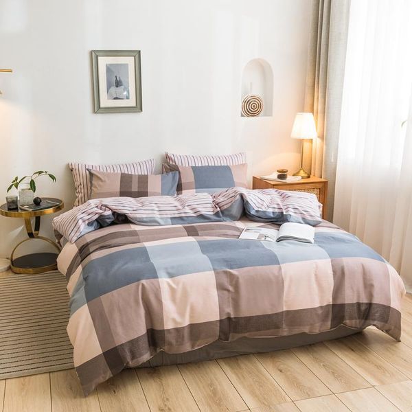 

bedding sets geometric pattern 3pcs girl boy kid bed cover set duvet child sheets and pillowcases comforter