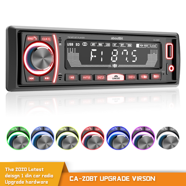 

1 din digital car radios 12v music auto stereo bluetooth mp3 player pioneer 1din autoradio aux fm auto receiver in dash usb/sd