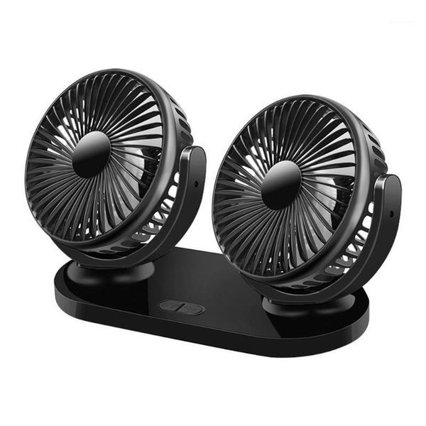 

car universal double head car fan 12v/24v fan small electric big truck double head shaking usb1