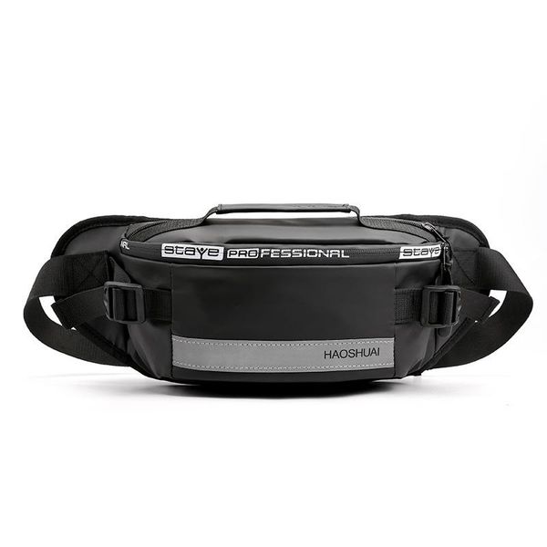

running bag new style fashion waterproof outdoor running body hugging bag reflective chest pack anti-theft phone cash st