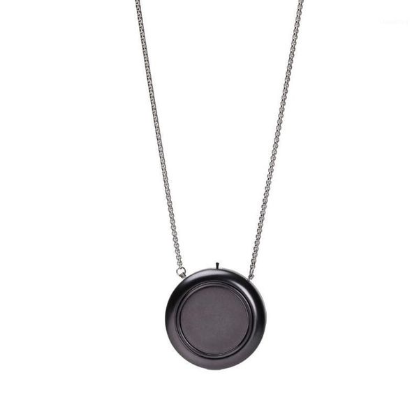 

wearable air purifier usb portable personal necklace negative ion air purifier freshener black1