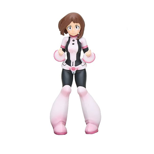 

16cm my hero academia figure ochaco uraraka action figure midoriya izuku figure pvc collection model toys doll brinquedos y200421