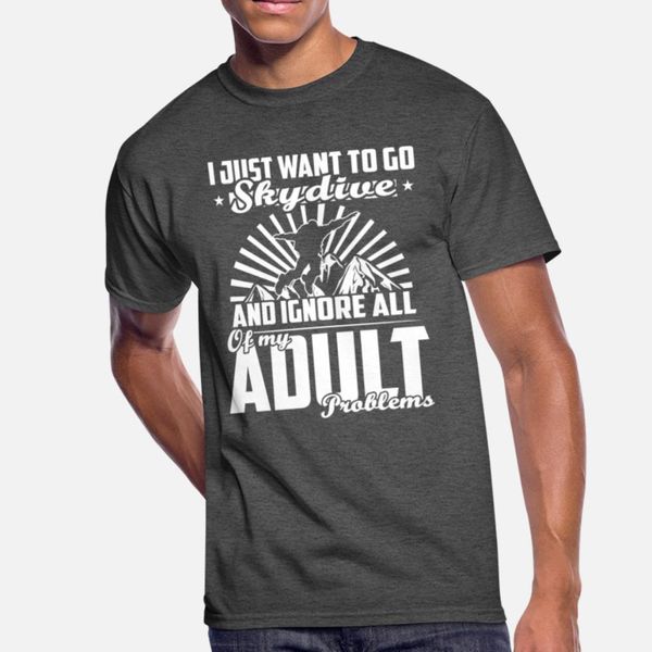 

skydiving - want to go skydiving and ignore all t shirt fun print white tracksuit hoodie sweatshirt