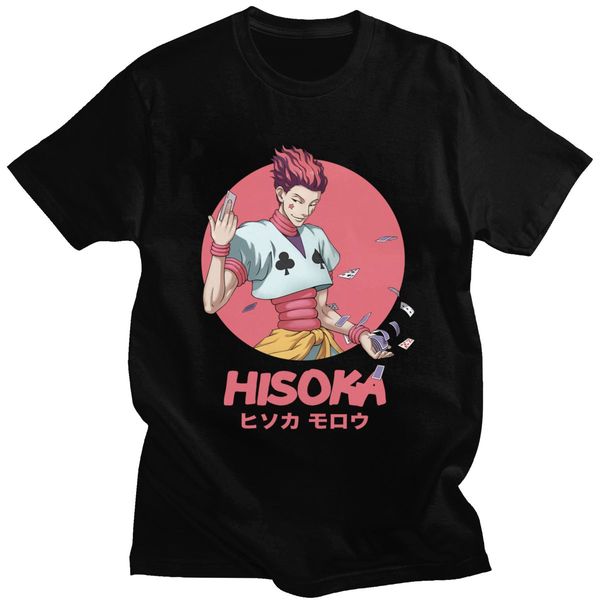

ga hxh hisoka morow pure urban short sleeved japan anime hunter x hunter tee fitted apparel sport hooded sweatshirt hoodie men t shirt