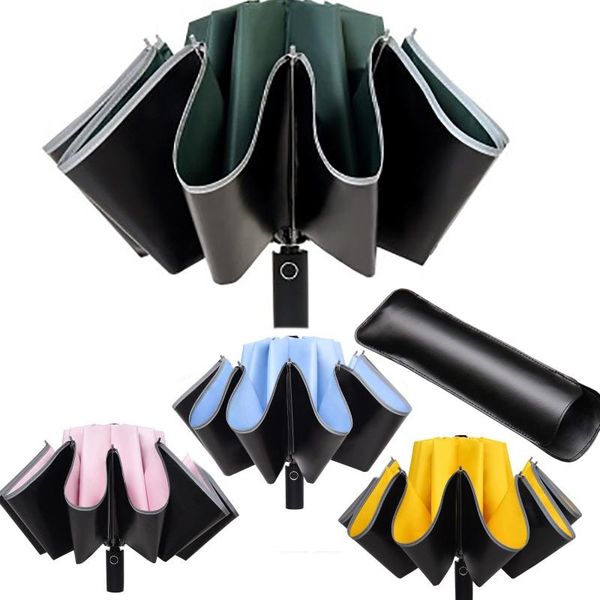 

inverted umbrella windproof matic folding umbrella night reflective strip reverse umbrella inverted windproof yxlntz xhhair
