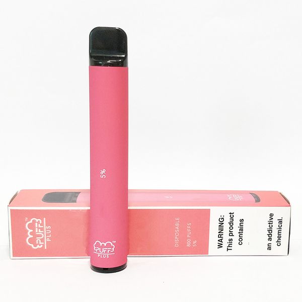 

Puff Plus disposable vape pen Pod Device Upgraded puff bar plus 550mAh vape pre filled 800 Puffs 3.2ml XTRA Flow