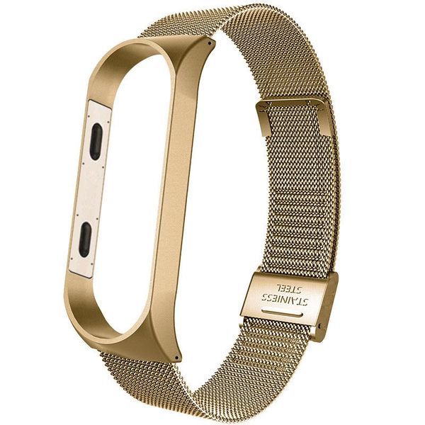 

мода металлический ремешок для xiaomi mi band 3 4 ремешок мужчины женщины ремни браслеты из нержавеющей стали браслет для miband 3 4 bbyppf