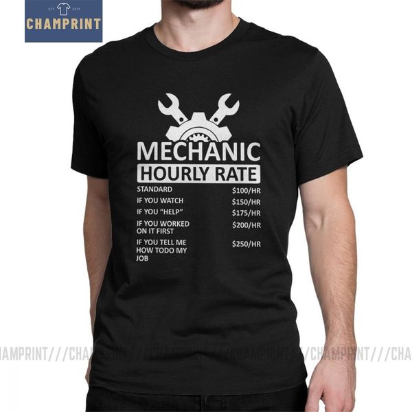 

men's mechanic hourly rate unique pure short sleeve car fix engineer clothing gift idea sport hooded sweatshirt hoodie men t shirt