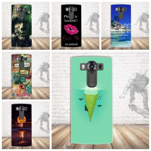

bgrflg v10 mobile phone cover brand new luxury painted silicone mobile phone cover lg v10 v 10 h960 h968 back cover soft tpu shellswza