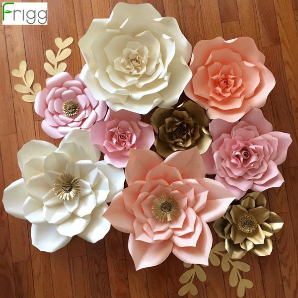 

frigg 20 30 40 cm paper flower weeding decoration for weddings rustic table wedding event party decor baby shower