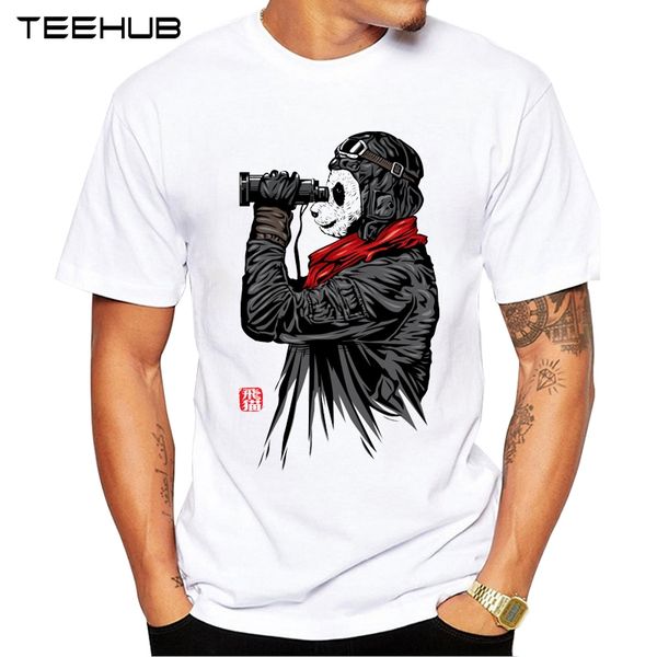 

new arrivals cool happy panda design men's fashion printed short sleeve o neck hipster tee sport hooded sweatshirt hoodie men t shirt