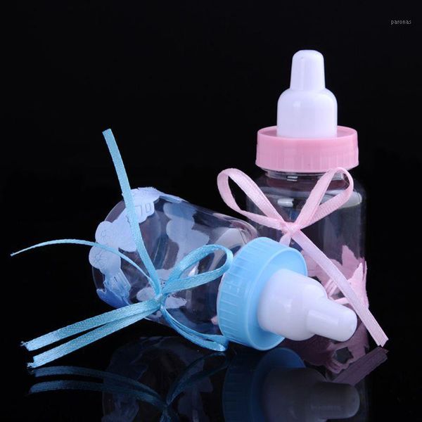 

gift wrap 24 pcs girl boy baby shower decorations baptism bottle for halloween candy boxes christmas party gifts plastic box e65b1