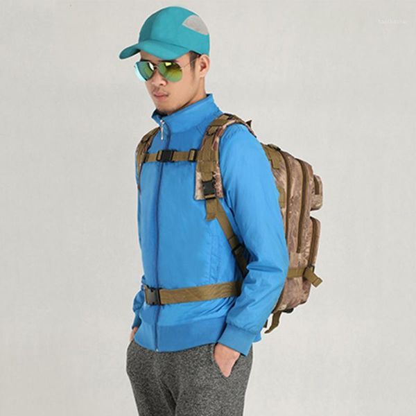 

climbing molle backpacks knapsack waterproof camping 30l travel sport 3p storage travelling easy carrying portable parts1