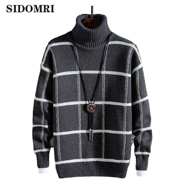 

men's sweaters autumn/winter sweater loose-fitting autumn jacket knit bottom shirt pullover men cashmere fashion turtleneck thick, White;black