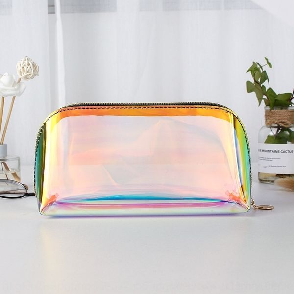 

новый корейский стиль wmcmk женских weimi 2020 travel baglipstick косметического bagmagic цветных лазерный пвх прозрачного pdyzb косметичка