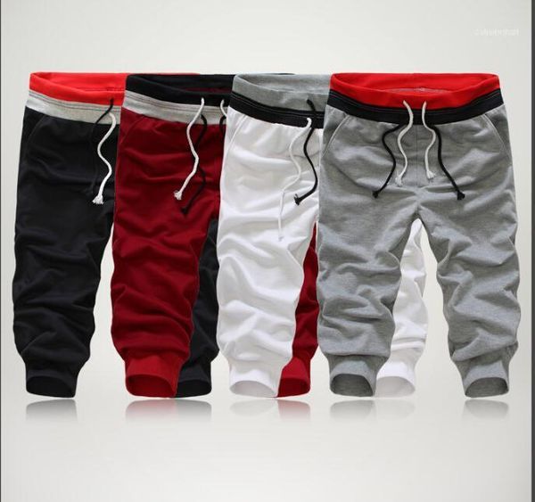 

men's shorts summer style mens harem sport athletic baggy jogger cotton blends black gray plus size s-xxl11, White;black