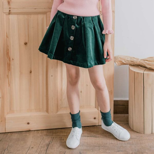 

fashion autumn new leisure lady wind lamp corduroy girls skirt, Blue