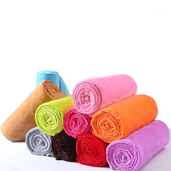 

1pc baby blanket flannel fleece infant swaddle nap receiving stroller wrap for newborn baby bedding blankets1
