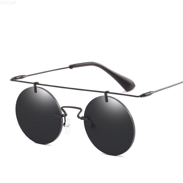 

new arrival 2019 classic round metal sunglasses for men and women flat r glasses retro fashion eyewear oculos de sol
