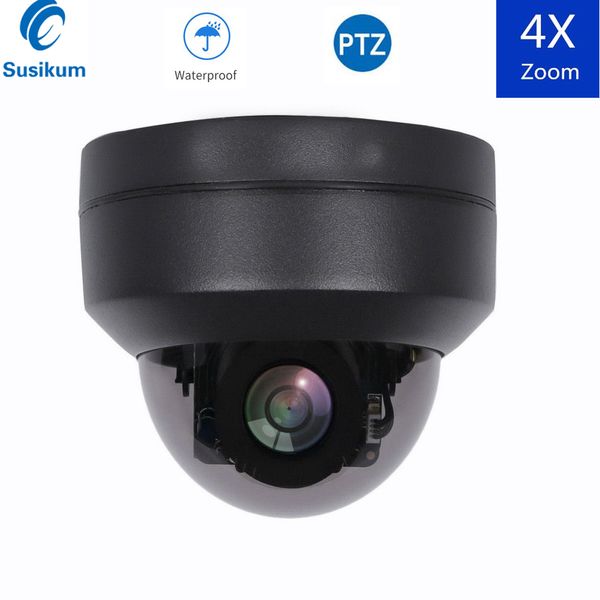 

cameras mini ptz camera outdoor ahd 2mp 5mp 2.8-12mm motorized lens 4x zoom waterproof ir 20m night vision security speed dome
