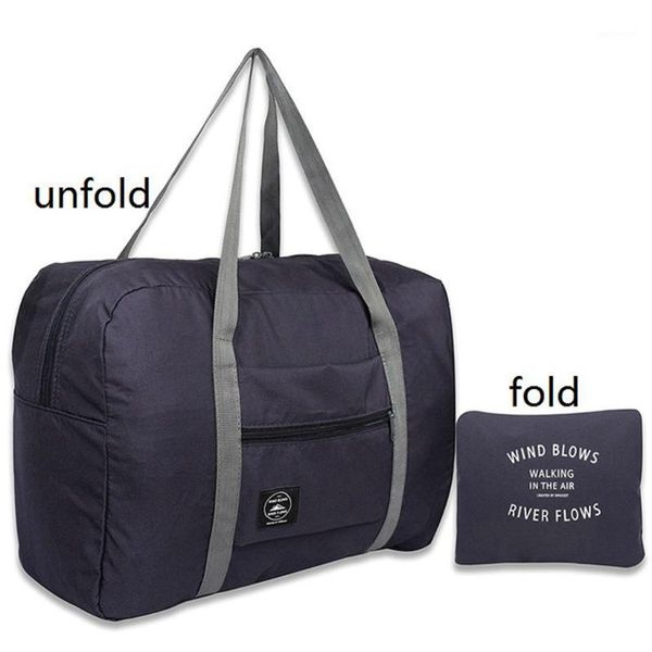 

fashion large capacity nylon foldable bag female outdoor travel bag luggage waterproof handbags travel bags 2020 #t1p1