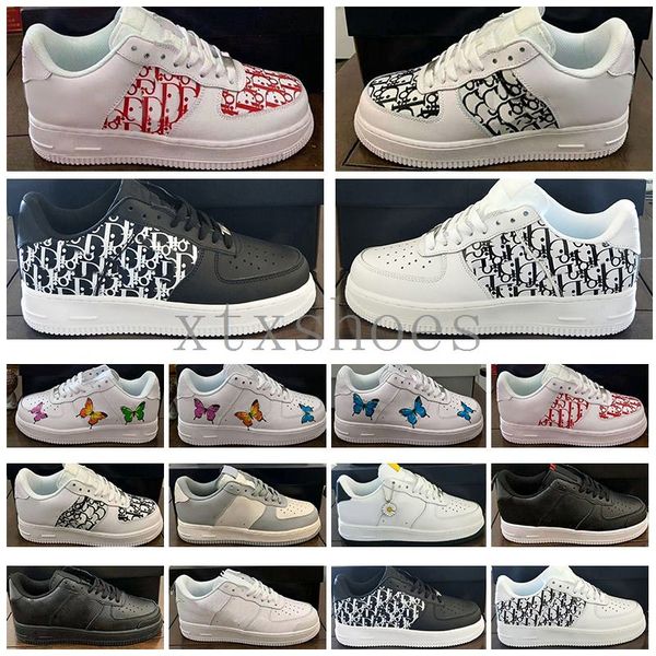 

wholesale 10x forces low airs cushion 1 one running shoes for men the pure white sports trainer women shoes us5.5-11 g54fa