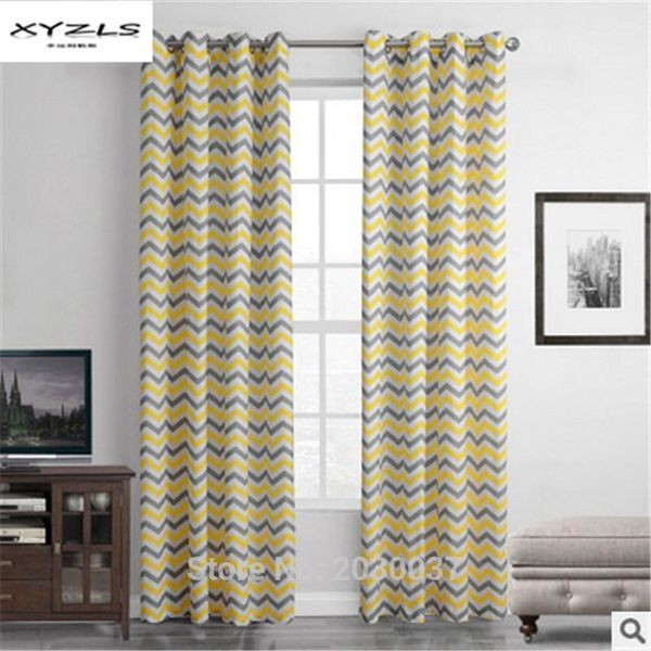 

curtain & drapes xyzls modern yellow solid curtains for window kitchen sheer curtain/shade punching perspective bedroom 1piece1