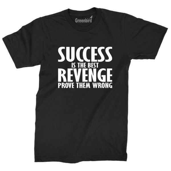 

new pure short sleeves hip hop fashion success is the revenge t shirt motivational spirit win gift sport hooded sweatshirt hoodie