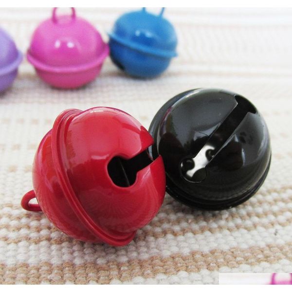 

100pcs sugar colors pet dog bells cute small ringing bells for small dogs and cats wholesale od6ij