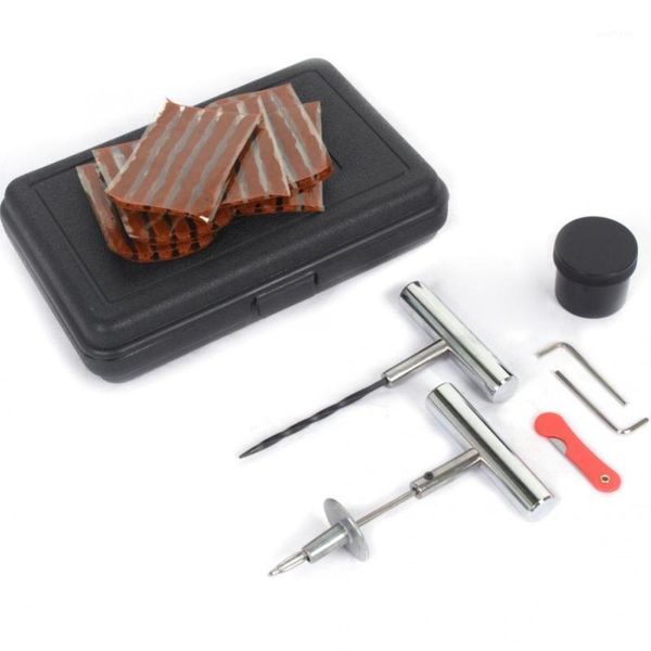 

37pcs/sets car bike auto tubeless tire repair kit tyre puncture plug repair kit hand tools1