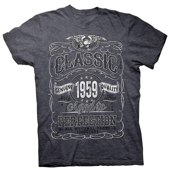 

60th birthday gift shirt classic 1959 aged to perfection selling fitness male print tee shirt sport hooded sweatshirt hoodie