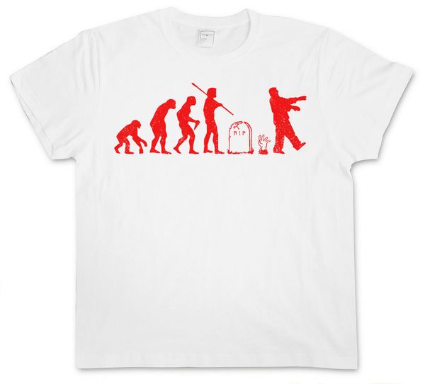

2019 zombie evolution ii t-shirt - horror biters the walking living dead walkers sport hooded sweatshirt hoodie