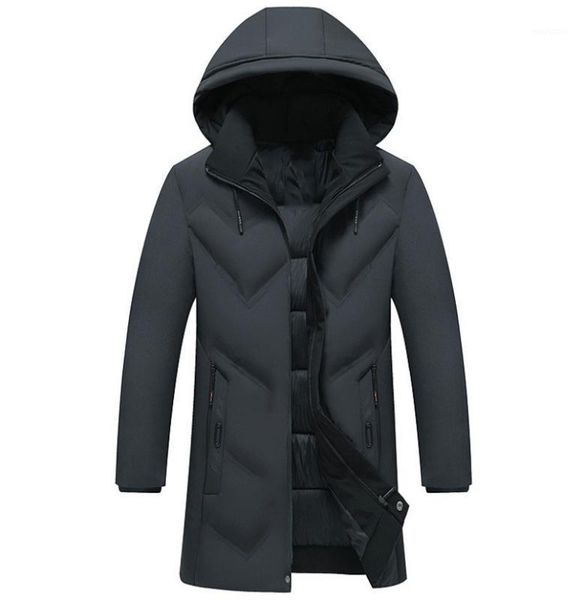 

new winter men's cotton coat plus thick warm cotton clothing middle-aged men's jacket jacket size l-4xl1, Black